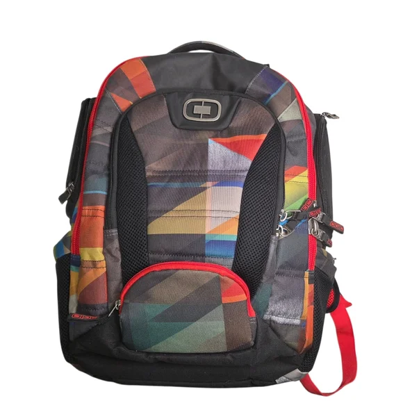 OGIO Urban Large 17” Laptop Backpack Black Spectrometric Multicolor Pattern - Picture 1 of 13